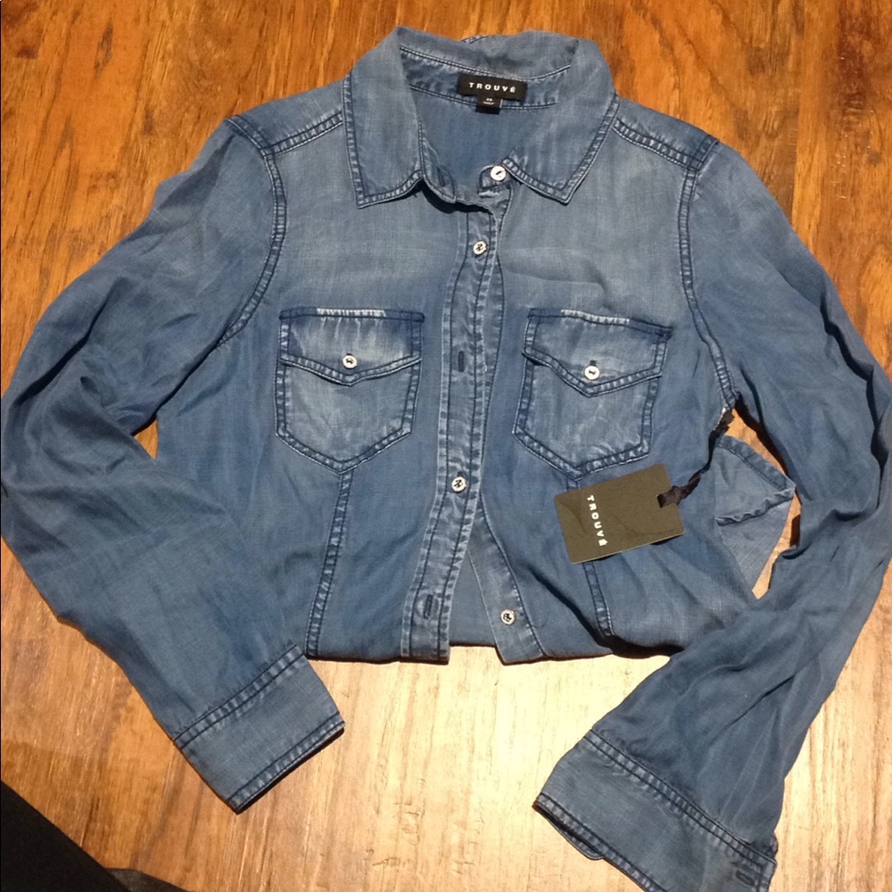 Blue jean top